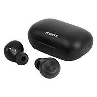 Earbuds m/opladningsetui (Bluetooth) Sort - Streetz TWS-110