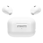 Earbuds m/opladningsetui (Bluetooth) Hvid - Streetz TWS-114