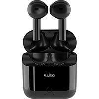 Bluetooth Earbuds (m/opladningsetui) Sort - Puro Icon