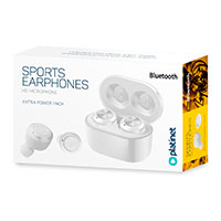 Earbuds Sport TWS (Bluetooth) Hvid - Platinet