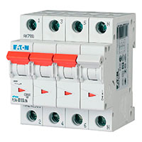 Eaton Automatsikring C 10A (400V-6kA) 3p+N