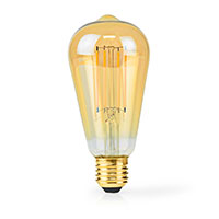 Edison dmpbar LED filament pre E27 - 4,9W (42W) 2100K