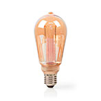 Edison XL dæmpbar LED filament pære E27 - 4W (40W) Nedis