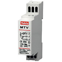 Elektronisk lysdmper/timer 230VAC (Til DIN-skinne) Yokis