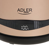 Elkedel 1,7 liter m/LCD display (Termostat) Adler