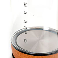 Elkedel 1,8 liter (glas) Tr - Platinet