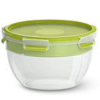 Emsa N1071300 Clip&Go Salatboks (2,6 Liter) Grøn