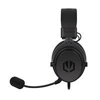 Endorfy VIRO Plus Over-Ear Gaming Headset - 2,7m (3,5mm/USB) Sort