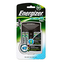 Energizer Batterioplader Pro + 4x AA batterier