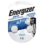 Energizer CR2016 Knapcelle Batteri 3V (Lithium) 2-Pack