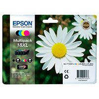 Epson 18XL Blkpatron (Sort/Gul/Cyan/Magenta) 4-Pack