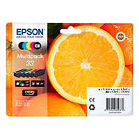 Epson 33 Blkpatron (Gul/Cyan/Magenta/PB/Sort) 5-pack