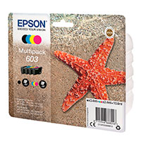 Epson 603 Blkpatron (Sort/Gul/Cyan/Magenta) 4-Pack