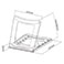 Ergonomisk laptop/tablet stander (10-15tm) Deltaco