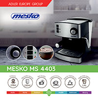 Espressomaskine 850W (1,6 liter) Mesko