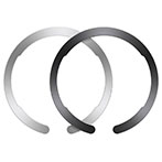 ESR Halolock MagSafe Universal Magnetisk Ring (2pk) Sort/Sølv