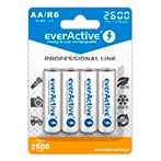 EverActive Professional Line Genopladelige AA batterier (2600mAh) 4pk