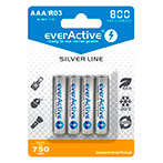 EverActive Silver Line Genopladelige AAA batterier (800mAh) 2pk