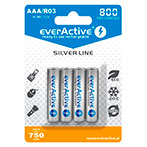 EverActive Silver Line Genopladelige AAA batterier (800mAh) 4pk