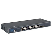 Extralink Chiron Netværk Switch 24 port - 10/100/1000 (4xSFP+)