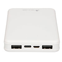 Extralink EPB-078W Powerbank 10.000 mAh (Micro USB/USB-C) Hvid