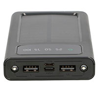 Extralink EPB-091 Powerbank m/Solcelle 10.000 mAh (Micro USB/USB-C)