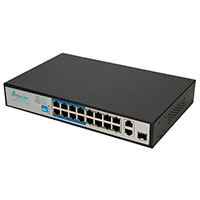 Extralink VIRTUS Netværk Switch 16 port - 10/100/1000 (150W)