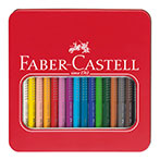 Faber-Castell Jumbo GRIP Farveblyanter (16 farver)