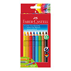 Faber-Castell Jumbo Grip Farveblyanter (8 farver)
