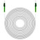 Fiberkabel 9/125 OS2 - 10m (LC-APC/LC-APC) Simplex - Hvid