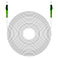 Fiberkabel 9/125 OS2 - 15m (LC-APC/LC-APC) Simplex - Hvid