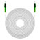 Fiberkabel 9/125 OS2 - 20m (LC-APC/LC-APC) Simplex - Hvid