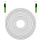 Fiberkabel 9/125 OS2 - 2m (LC-APC/LC-APC) Simplex - Hvid