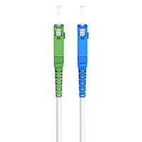 Fiberkabel 9/125 OS2 - 2m (SC-APC/SC-UPC) Simplex - Hvid
