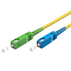 Fiberkabel 9/125 OS2 - 30m (SC-APC/SC-UPC) Simplex - Gul