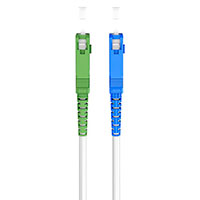 Fiberkabel 9/125 OS2 - 5m (SC-APC/SC-UPC) Simplex - Hvid