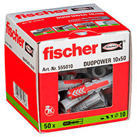 Fischer DuoPower 10x50mm Dybel (Universal) 50 stk