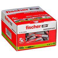 Fischer DuoPower 6x50mm Dybel (Universal) 100 stk
