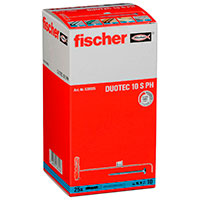 Fischer DuoTec 10 S PH Nylonkipdybel (Universal) 25 stk