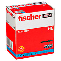 Fischer GK Gipspladedybel (Gips) 100 stk