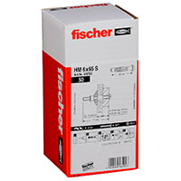 Fischer HM 6x65 S Hulrumsmetaldybel (2 lag Gips) 50 stk