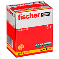 Fischer S8 8x40mm Dybel (Murvrk/beton) 100 stk