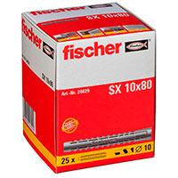 Fischer SX 10x80mm Dybel (Murvrk/beton) 25 stk