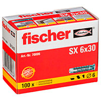 Fischer SX 6x30mm Dybel (Murvrk/beton) 100 stk