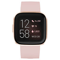 Fitbit Versa 2 Smartwatch - Petal/Copper Rose Aluminum