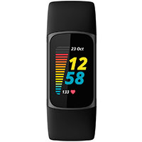Fitbit Charge 5 Smartwatch m/GPS - Sort