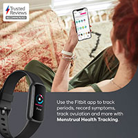 Fitbit Luxe Tracker - Black/Graphite Stainless Steel