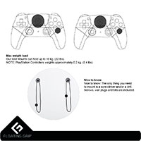 Floating Grip PS5/Controller Vgbeslag (Deluxe) Sort/Bl