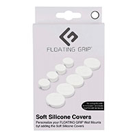 Floating Grip Vægbeslags covers (Blød silikone) Hvid
