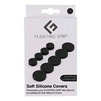 Floating Grip Vægbeslags covers (Blød silikone) Sort